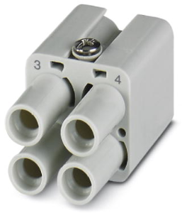 Socket contact insert, 7D, 4 pole, unequipped, crimp connection, 1419899
