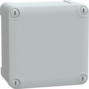 ABS enclosure, (L x W x H) 62 x 116 x 116 mm, light gray (RAL 7035), IP66, NSYTBS11116