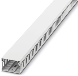 Wiring duct, (L x W x H) 2000 x 60 x 40 mm, PVC, white, 3240628