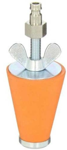 Conical test plug, 1/2", on gas pipe 19-32 mm for testo 312-4/324, 0554 3151