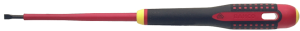 VDE screwdriver, 4 mm, slotted, BL 100 mm, L 222 mm, BE-8040S