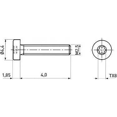 001.63.202 Ettinger Screws, Threaded Rods Image 2