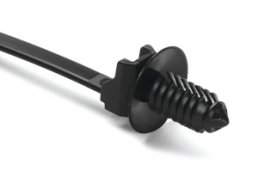 Cable tie outside serrated, polyamide, (L x W) 165 x 4.9 mm, bundle-Ø 1.5 to 31 mm, black, -40 to 105 °C