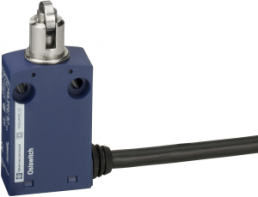 Switch, 2 pole, 1 Form A (N/O) + 1 Form B (N/C), roller plunger, cable connection, IP65, XCMN2103L1
