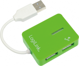 USB 2.0 hub, UA0138, green