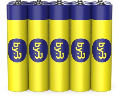 BYB-6-30A2006 by.B Round Cells, 9V Blocks Image 2