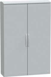 Control cabinet, (H x W x D) 1500 x 1000 x 320 mm, IP44, polyester, light gray, NSYPLAT15103G