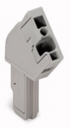 1-wire female connector, 2 pole, pitch 5 mm, 0.08-4.0 mm², AWG 28-12, angled, 32 A, 500 V, spring-cage connection, 769-102/022-000