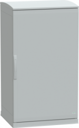 Control cabinet, (H x W x D) 1250 x 750 x 620 mm, IP44, polyester, light gray, NSYPLAZT1276G