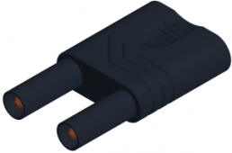 Ø 4 mm Short-circuit plug, black