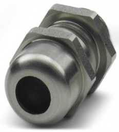 Cable gland, M16, 22 mm, Clamping range 5 to 10 mm, IP68, silver, 1424542