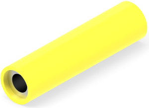 Butt connectorwith insulation, 3-6 mm², AWG 12 to 10, yellow, 28.58 mm