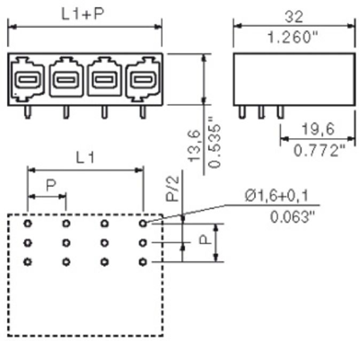 1813400000 Weidmüller PCB Connection Systems Image 2