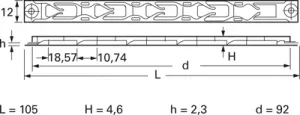 075.08.110 Ettinger PCB Fasteners