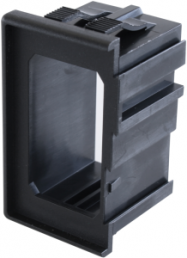 Mounting frame, (L x W) 53.9 x 30.6 mm, black, for rocker switch, 217.877.011