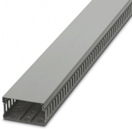 Wiring duct, (L x W x H) 2000 x 80 x 40 mm, PVC, gray, 3240335