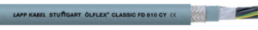 PVC Power and control cable ÖLFLEX CLASSIC FD 810 CY 12 G 0.75 mm², AWG 19, shielded, gray