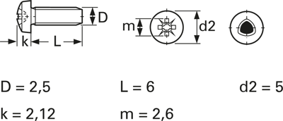 7500C025006ZN Screws, Threaded Rods Image 3