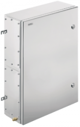 Stainless steel enclosure, (L x W x H) 150 x 508 x 762 mm, silver (RAL 7035), IP66, 1200770000