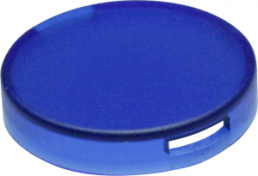 Aperture, round, Ø 16.4 mm, (H) 3.2 mm, blue, for pushbutton switch, 5.49.259.013/1601