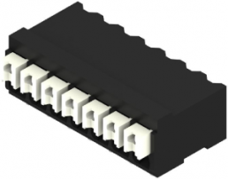 PCB terminal, 7 pole, pitch 3.5 mm, AWG 28-14, 12 A, spring-clamp connection, black, 1473540000