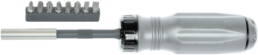 Ratchet screwdriver, Phillips/Pozidriv/slotted, L 220 mm, AV05021