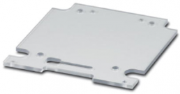 Mounting plate, (W x H) 78.8 x 85 mm, transparent, 2203868