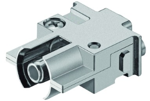 Pin contact insert, 1 pole, equipped, axial screw connection, 09140012633