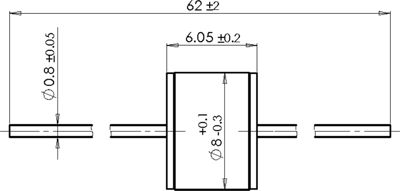 B88069X9361B502 TDK (EPCOS) Gas Discharge Tubes Image 2