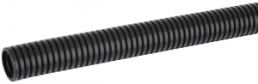 Protective hose, inside Ø 12 mm, outside Ø 15.7 mm, BR 25 mm, polyamide, black