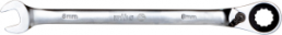 Ring ratchet open-end wrench, 8 mm, 15°, 139.5 mm, chromium-vanadium steel, 303108