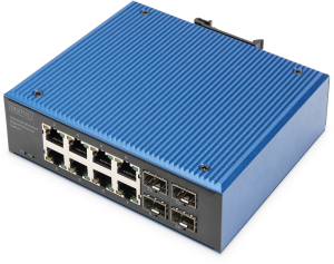 Ethernet switch, unmanaged, 8 ports, 1 Gbit/s, 12-48 VDC, DN-651152