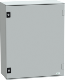 Control cabinet, (H x W x D) 530 x 430 x 200 mm, IP66, polyester, light gray, NSYPLM54G