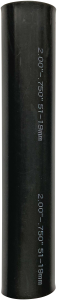 Heatshrink tubing, 3:1, (10.16/3.81 mm), polyolefine, black