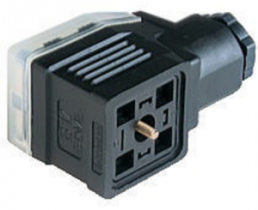 Valve connector, DIN shape A, 3 pole + PE, 230 V, 0.25-1.5 mm², 933031100