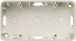 DELTA profil surface-mounting enclosure double, titanium white