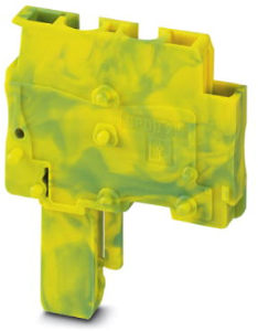 Plug, spring balancer connection, 0.08-4.0 mm², 1 pole, 24 A, 6 kV, yellow/green, 3043271