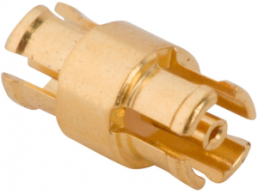 Coaxial adapter, 50 Ω, SMPM plug to SMPM plug, straight, 925-106A-51S