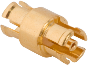 Coaxial adapter, 50 Ω, SMPM plug to SMPM plug, straight, 925-106A-51S