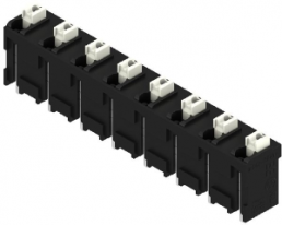 PCB terminal, 8 pole, pitch 7.5 mm, AWG 28-14, 12 A, spring-clamp connection, black, 1870340000