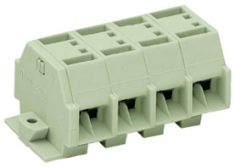 4-wire terminal block Ex e II, 4 pole, pitch 12 mm, 0.5-4.0 mm², AWG 20-12, straight, 30 A, 550 V, spring-cage connection, 262-234