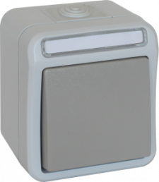 AP-FR push-button, IP 54, gray/light gray