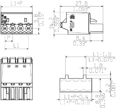 1013850000 Weidmüller PCB Connection Systems Image 3