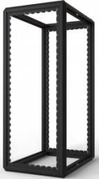 29 U cabinet rack, (H x W x D) 1400 x 800 x 600 mm, steel, black gray, 20630-079