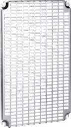 Perforated monobloc panels, H400xW300mm with universal perforation 11x26mm