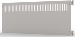 PropacPRO Rear Panel, Full Width, Unshielded,With Perforation, 3 U, 63 HP