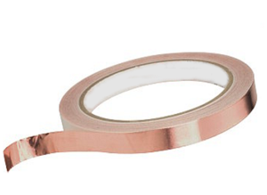 Copper screening tape, 17 mm, 33 m, Copper foil