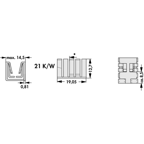 FK 237 SA 220 O Fischer Elektronik Heat Sinks Image 2