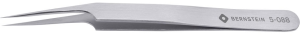 SMD tweezers, uninsulated, antimagnetic, stainless steel, 115 mm, 5-088
