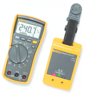 Measuring device kit FLUKE 117/PRV240, 6000 VDC, 6000 VAC, 1 nF to 500 μF, CAT III 600 V